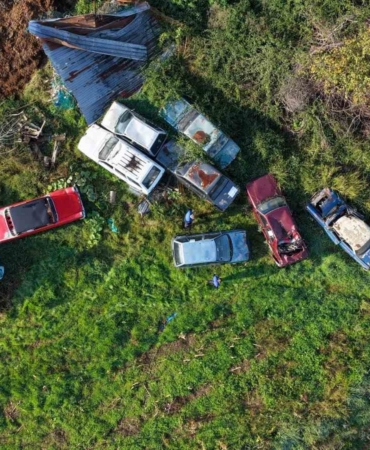Başiskele’de hurda araçlar toplanıyor