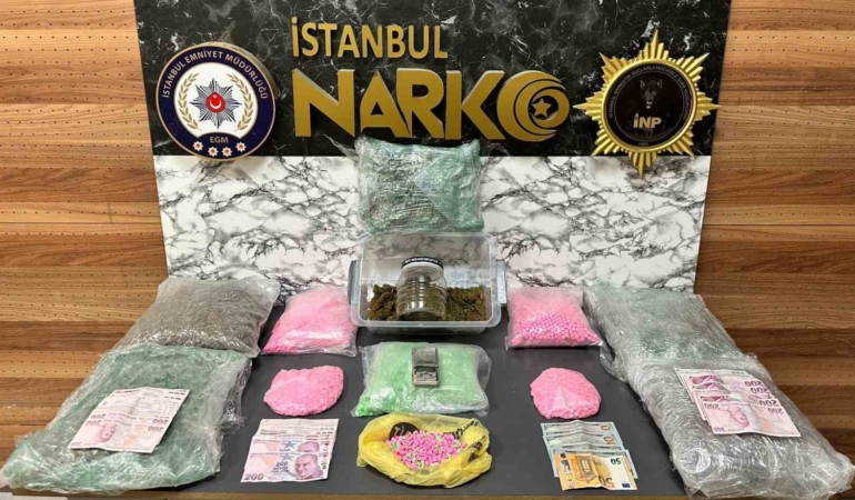 Pendik’te 6 kilo 248 gram uyuşturucu ele geçirildi