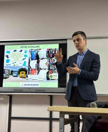 Gölcük’te lise öğrencilerine "sıfır atık" eğitimi