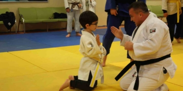 Bilecik’te judoculara moral veren antrenman