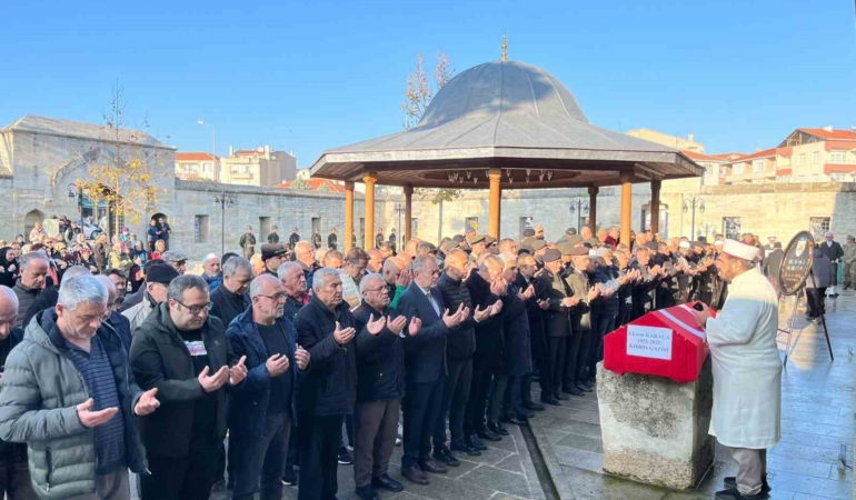 Kıbrıs Gazisi Ekrem Karaca, Babaeski’de son yolculuğuna uğurlandı