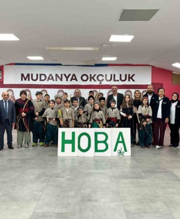 Mudanya’da öğrencilere yönelik okçuluk etkinliği büyük ilgi gördü