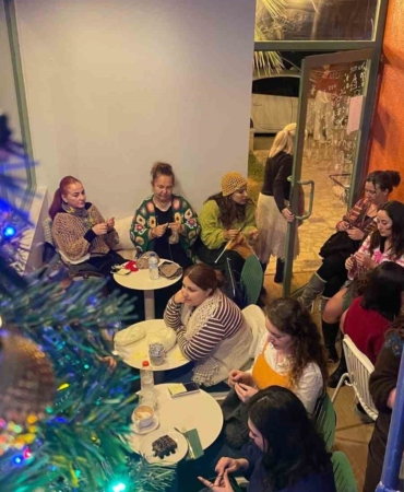 Bursa’da kadınlar örgü için yarıştı