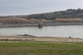 Tekirdağ’daki Hayrabolu Göleti’nde su seviyesi ciddi oranda düştü