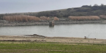 Tekirdağ’daki Hayrabolu Göleti’nde su seviyesi ciddi oranda düştü