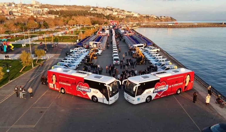 Tekirdağ’da dev yatırım: Yüzlerce araç alındı