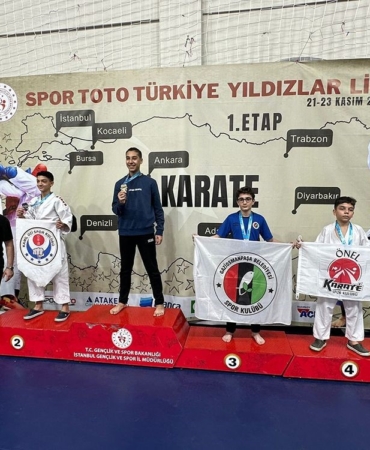 Gaziosmanpaşalı karatecilerden Türkiye Yıldızlar Ligi’nde 14 madalya