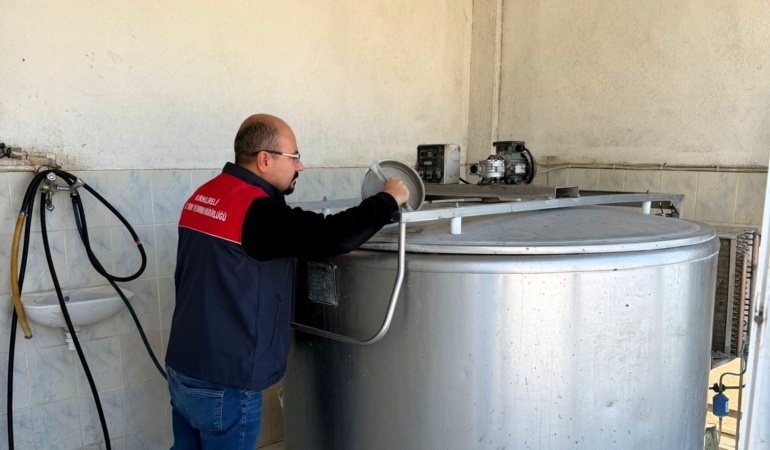Süt toplama tankları mercek altında