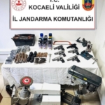 Kocaeli’de silah imalathanesine dönüştürülen adrese operasyon