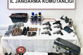 Kocaeli’de silah imalathanesine dönüştürülen adrese operasyon