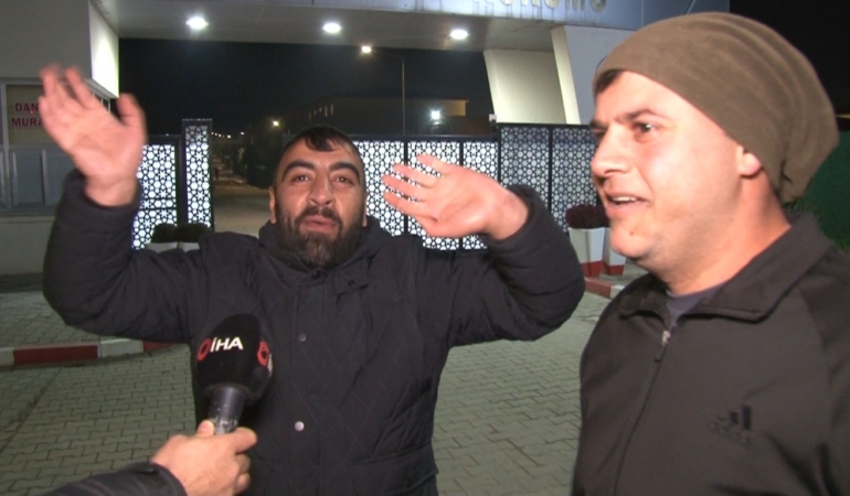 Edirne’de tahliye sevinci kameralara yansıdı: Koşarak çıkıp röportaj arasına girdi