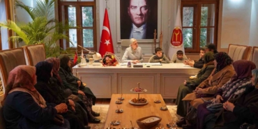 Üretici kadınlar Bilecik Belediyesi’nde ağırlandı