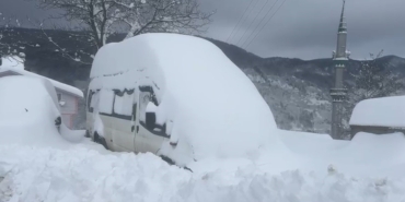 Sakarya’nın yüksek kesimlerinde kar kalınlığı 1 metreye ulaştı