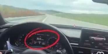 307 kilometre hızı görüp kendisini çekti, jandarma enseledi