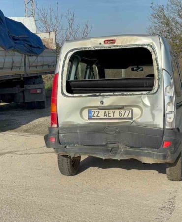 Edirne’de zincirleme kaza: 1 yaralı