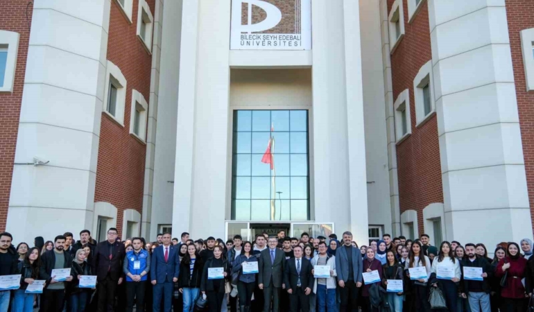 BŞEÜ’de ÜNİDES sertifika töreni