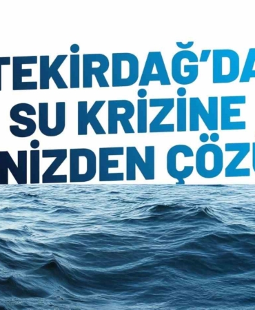 Tekirdağ’da su krizine deniz suyu çözüm olacak