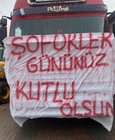 Bilecik’te ilginç bir Dünya Şoförler Günü kutlaması