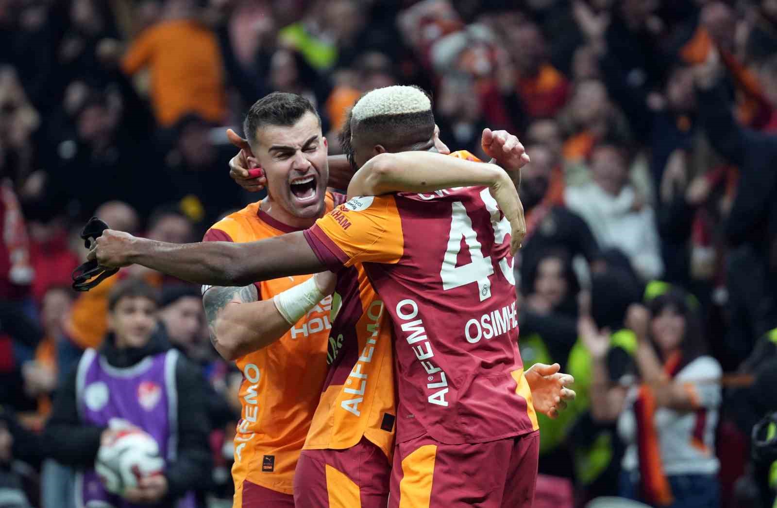 Galatasaray ligde evindeki yenilmezliğini 26 maça çıkardı