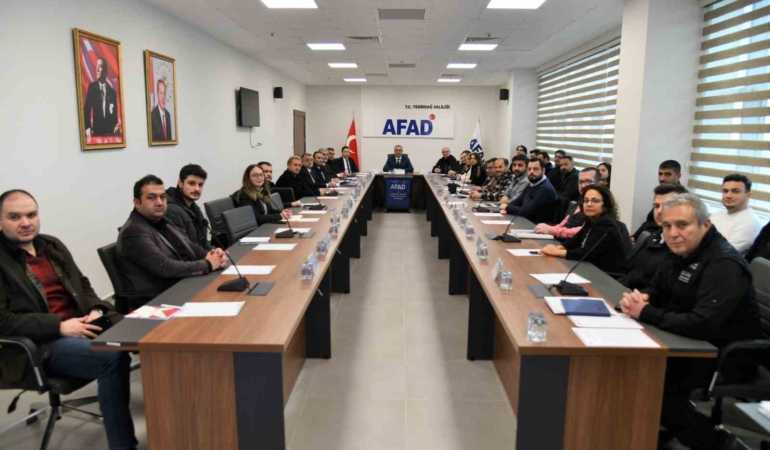 Tekirdağ’da muhtemel afetlere karşı bina riskleri değerlendirildi