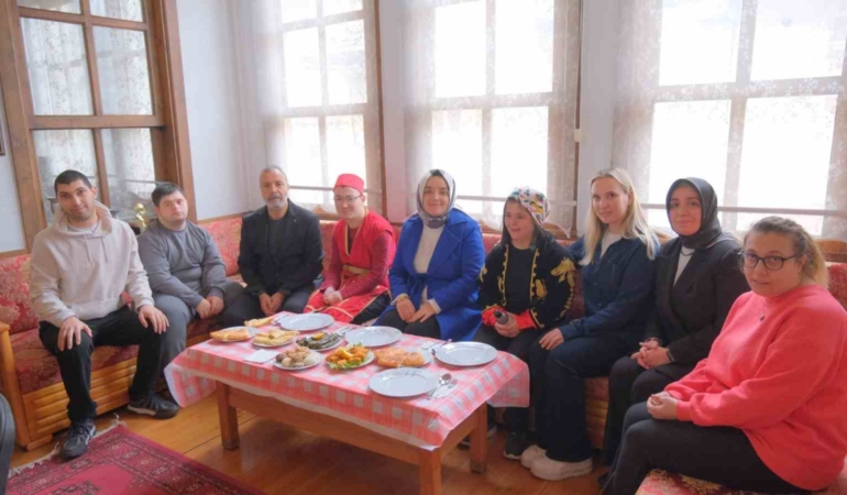 Engelli öğrenciler unutulmaz bir gün yaşadı