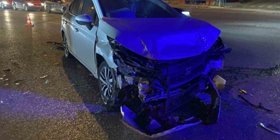 Bursa’da kavşakta feci kaza: 1 ağır yaralı