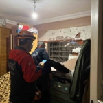 Dairenin zili çalınca yatak odasının yıkıldığını öğrendi