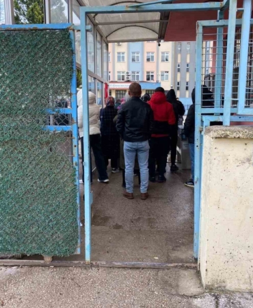 Kocaeli’de okul bahçesinde korku dolu anlar