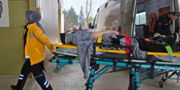Ticari araç ağaca çarptı: 1’i çocuk 2 yaralı