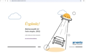 Araç takip sistemi çöktü