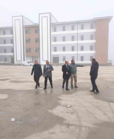 Çan Fen Lisesi ve Çan Anadolu Lisesi inşaatlarında inceleme