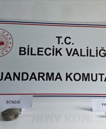Bilecik’te jandarmanın şüphe üzerine durdurduğu araçtan uyuşturucu çıktı