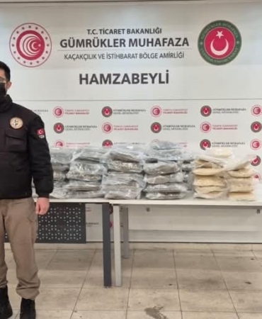 Yeni yıl öncesi sınır kapılarında dev uyuşturucu operasyonu