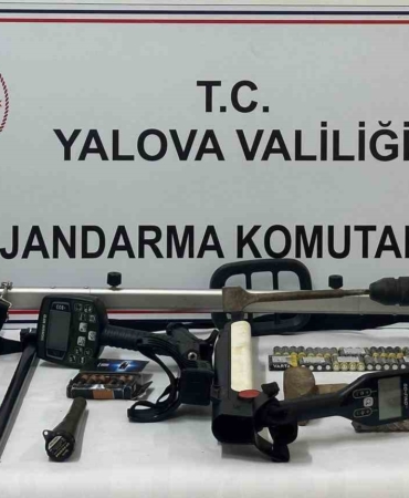 Yalova’da 5 defineci suçüstü yakalandı