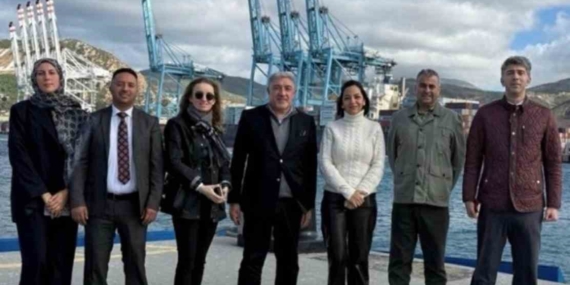 OMSAN Yönetim Kurulu Başkanı Ergun Arıburnu, Tanger Med Limanı’nı inceledi