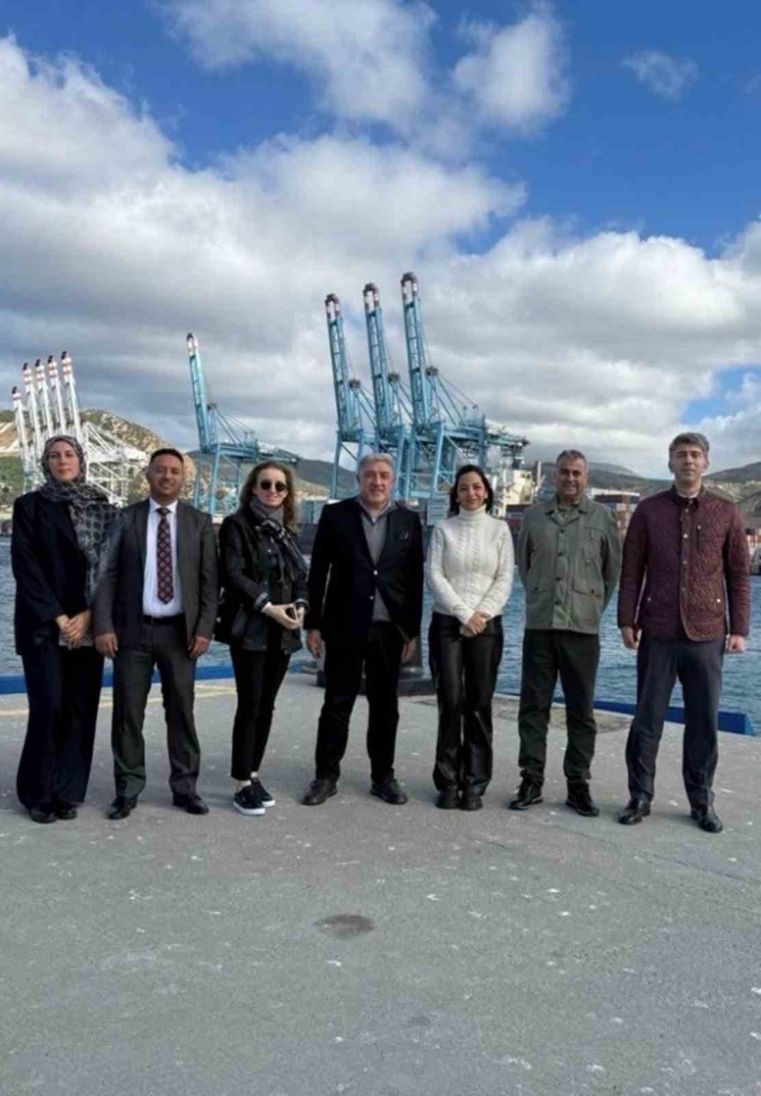 OMSAN Yönetim Kurulu Başkanı Ergun Arıburnu, Tanger Med Limanı’nı inceledi