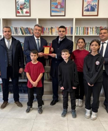 Bilecik’te hayırsever desteğiyle okul kütüphanesi yenilendi