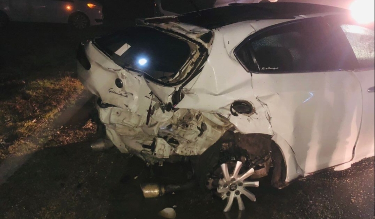 Bilecik’te yağış kazayı beraberinde getirdi