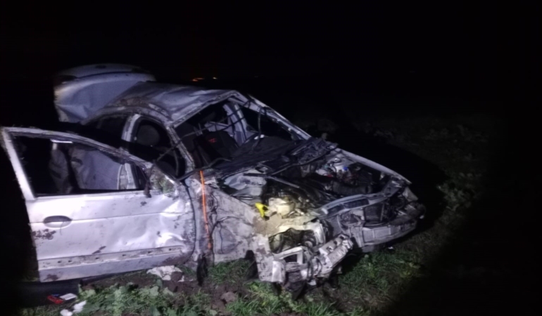 Bandırma’da otomobil domuza çarpıp takla attı: 1 ölü, 1 yaralı