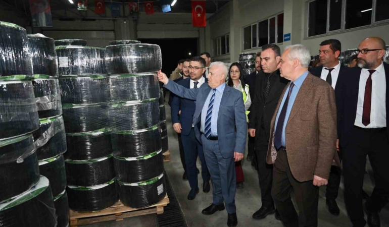 Bursa Büyükşehirden yüzde 50 hibeli sulama borusu desteği