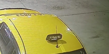 Gasbedilen taksinin yeni görüntüleri ortaya çıktı