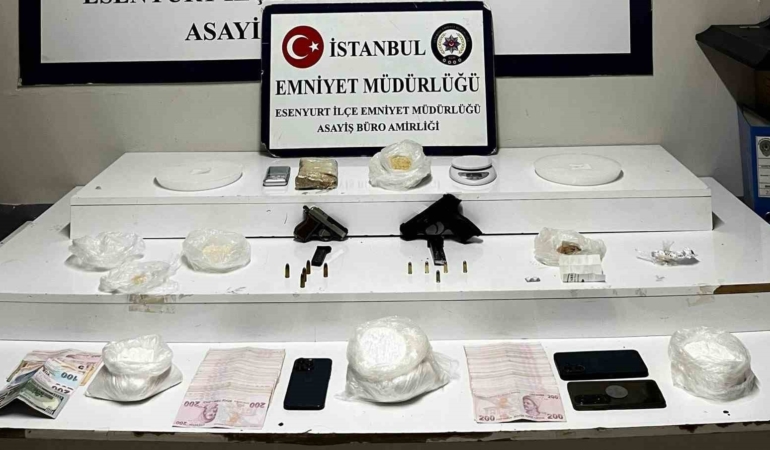 Esenyurt’ta uyuşturucu operasyonu