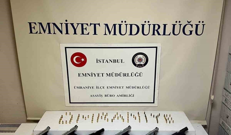 İstanbul’da yasa dışı silah ticareti operasyonu: 1 şüpheli yakalandı