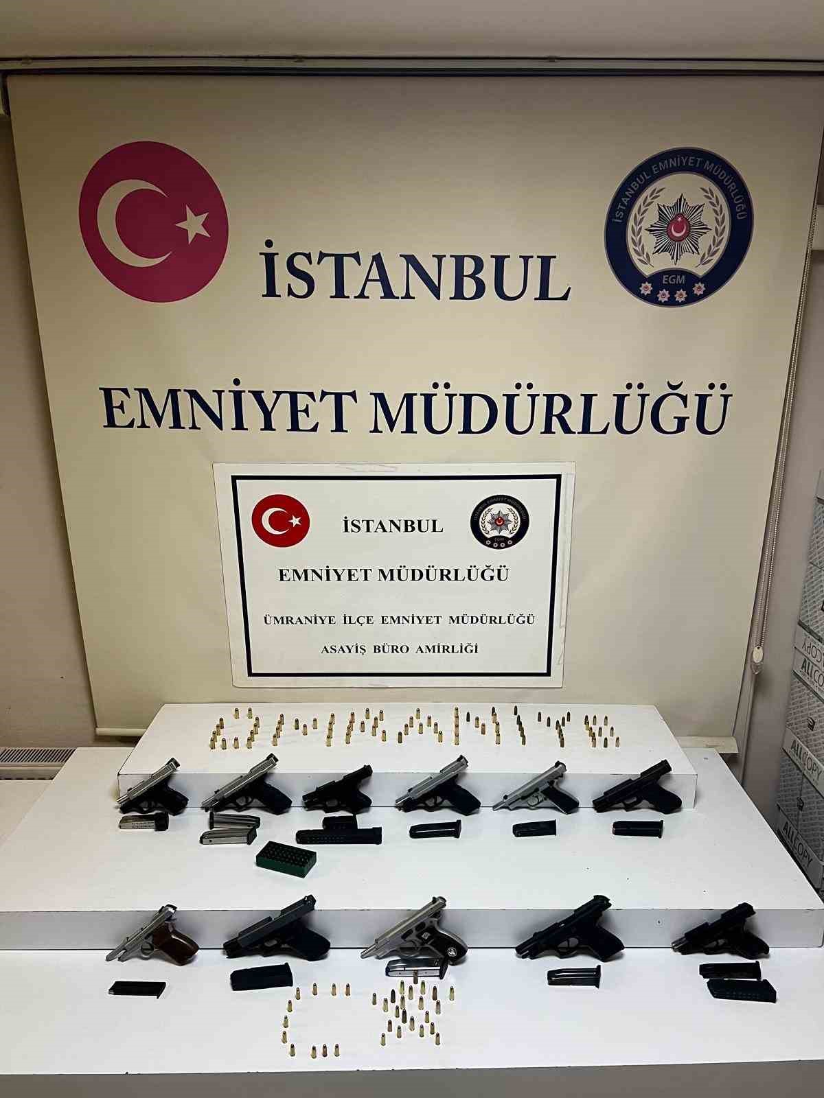 İstanbul’da yasa dışı silah ticareti operasyonu: 1 şüpheli yakalandı