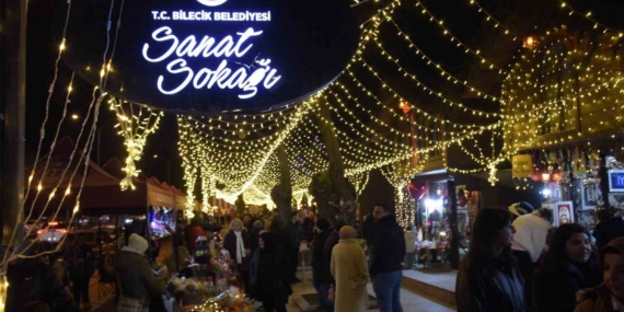 Bilecik’te Sanat Sokağına yoğun ilgi