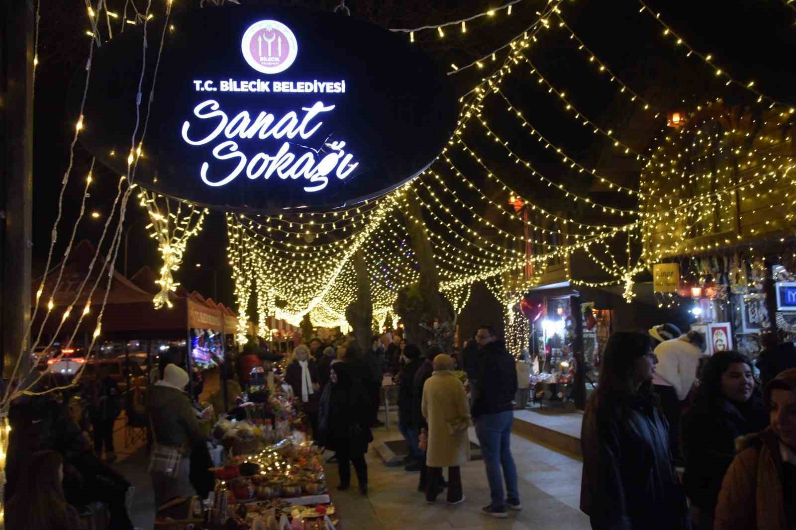 Bilecik’te Sanat Sokağına yoğun ilgi