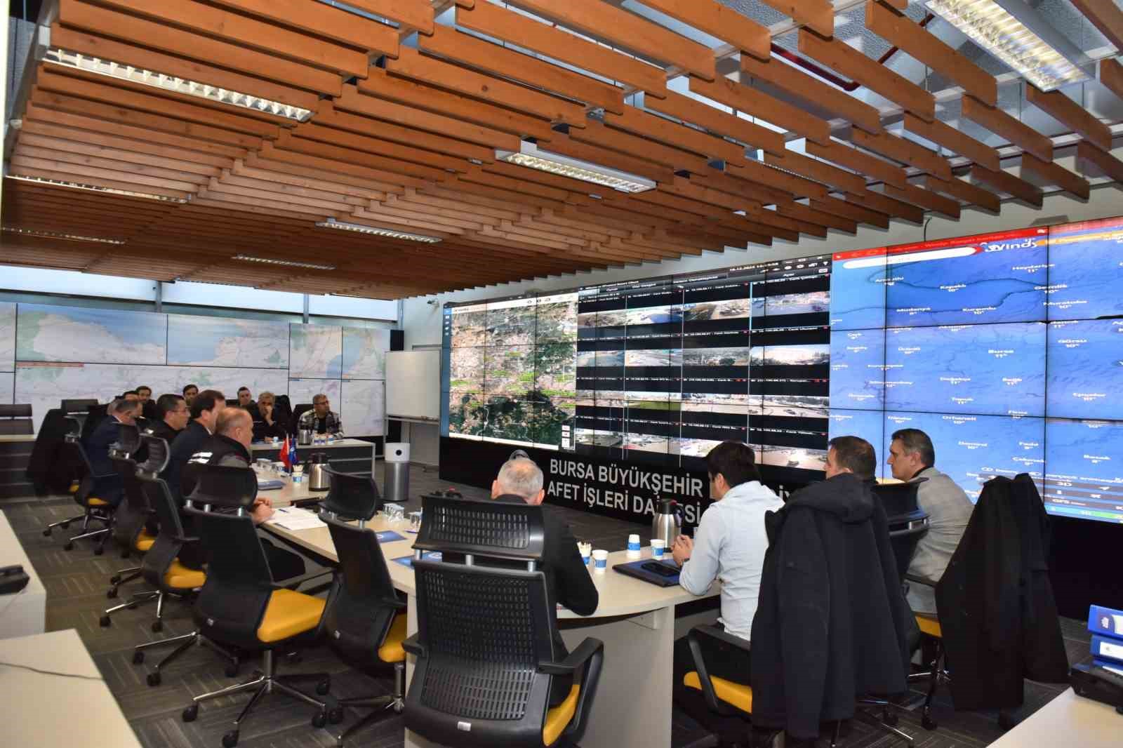 Bursa’da kışa hazırlık tatbikatı