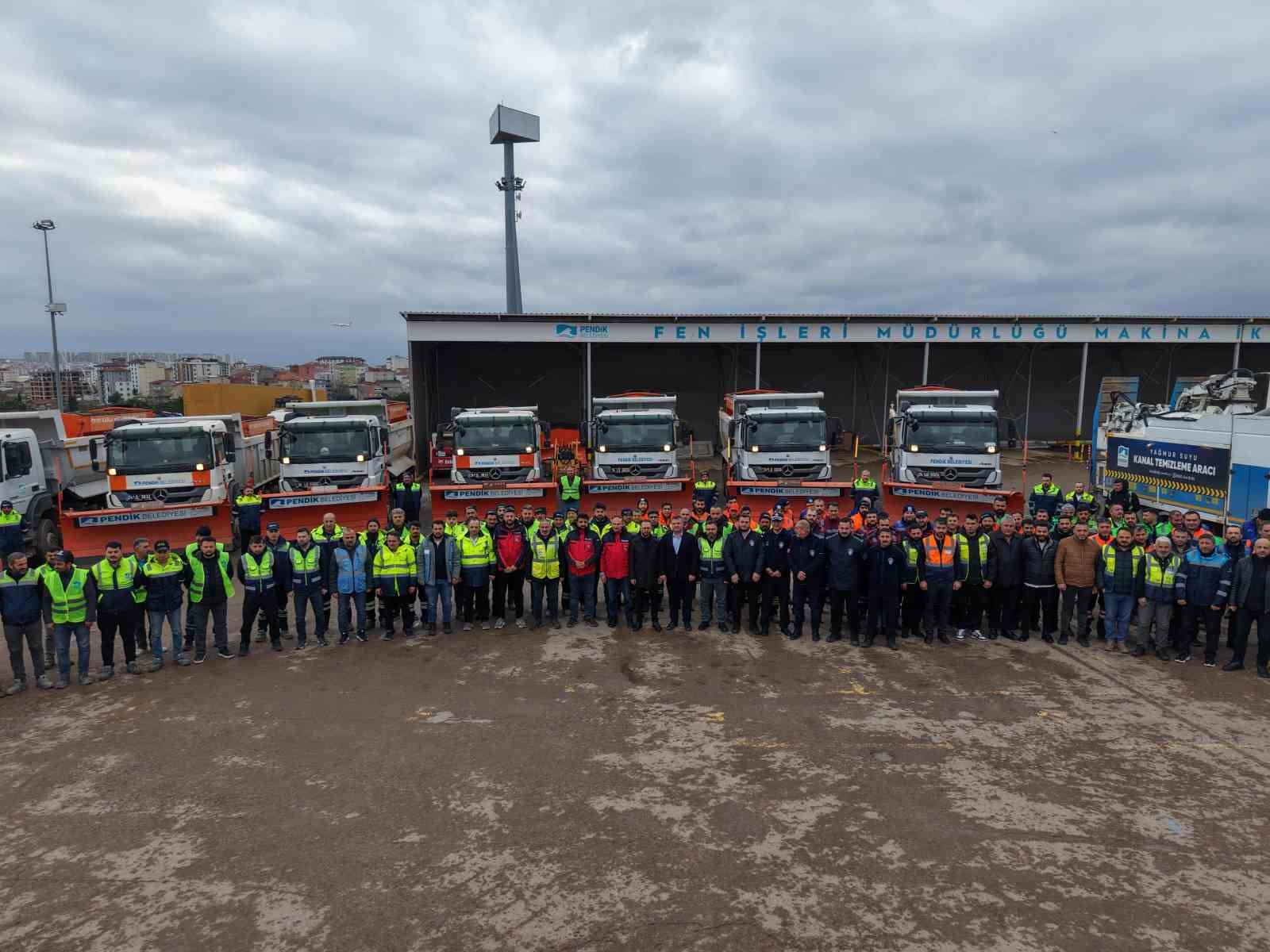 Pendik kışa hazır: Belediye ekipleri teyakkuzda