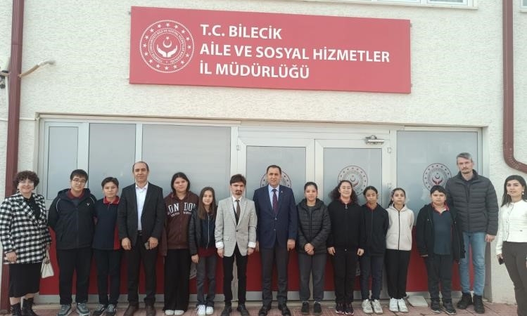 Bilecik’te öğrenciler sosyal hizmetleri yerinde inceledi