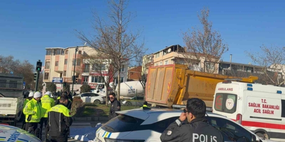 Gemlik’te bisiklet sürücüsü kamyonun altında kalarak hayatını kaybetti